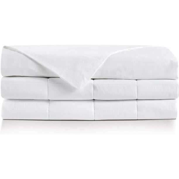 CozyLux Twin Weighted Blanket White 15 Lbs with Removable Cotton Duvet Cover Heavy Blanket and Washable Cover for Kids 48x72 Oeko-TEX Certified with Premium Glass Beads CozyLux Twin Weighted Blanket White 15 Lbs with Removable Cotton Duvet Cover Heavy Blanket and Washable Cover for Kids 48x72 Oeko-TEX Certified with Premium Glass Beads